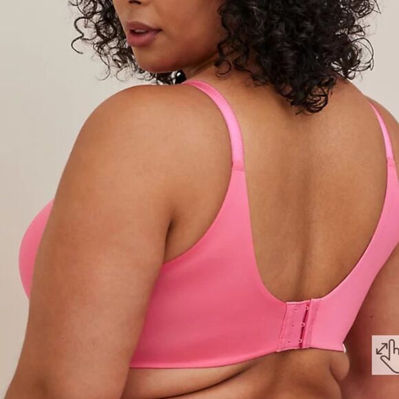 Torrid Everyday Wire-free lightly lined PINK 360° back smoothing bra - Picture 2 of 2